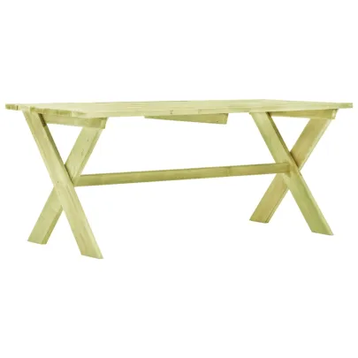 Masă Grădină Lemn Pin | 170x73x70 cm | Livrare Gratuită