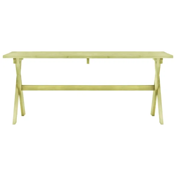 Masă Grădină Lemn Pin | 170x73x70 cm | Livrare Gratuită