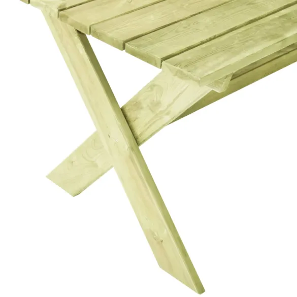 Masă Grădină Lemn Pin | 170x73x70 cm | Livrare Gratuită