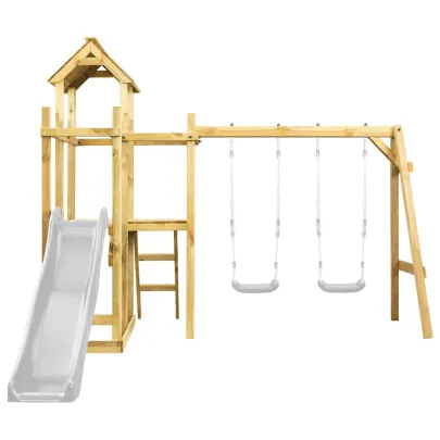 Turn de Joacă Lemn Pin Impregnat pentru Exterior