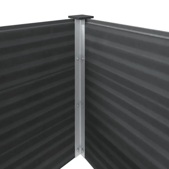 Strat Înălțat Grădină WPC Gri | Livrare Gratuită