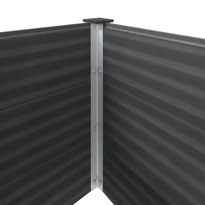 Strat Înălțat Grădină WPC Gri | Livrare Gratuită