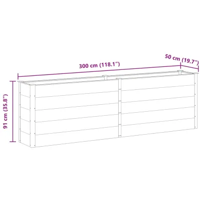 Strat Înălțat Grădină WPC Gri | Livrare Gratuită