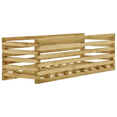 Strat Înălțat Grădină - Lemn Pin Rezistent 120x40x38.5 cm