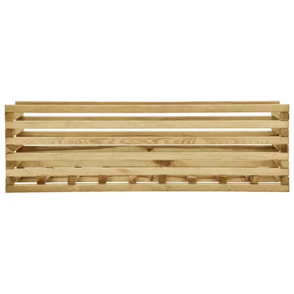 Strat Înălțat Grădină - Lemn Pin Rezistent 120x40x38.5 cm
