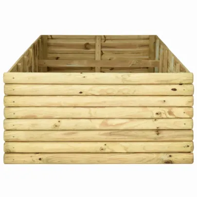 Strat Înălțat Grădină Lemn Pin 300x100x48 cm - Livrare Gratuită