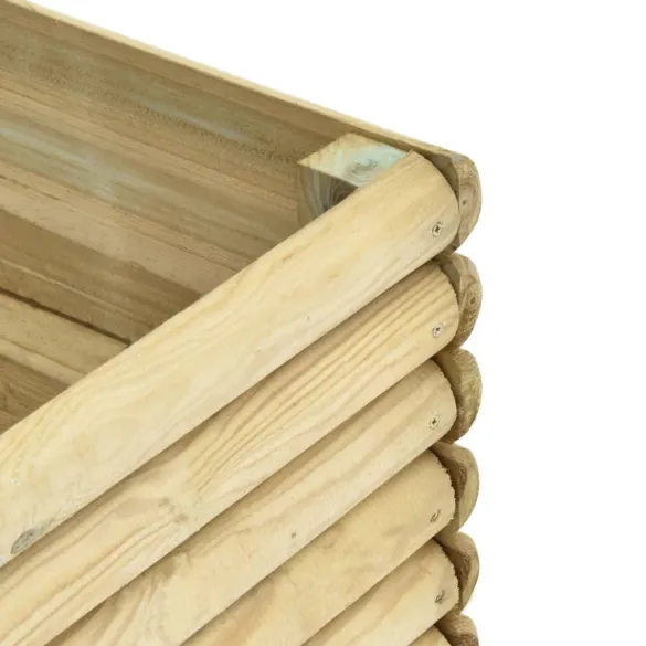 Strat Înălțat Grădină Lemn Pin 300x100x48 cm - Livrare Gratuită