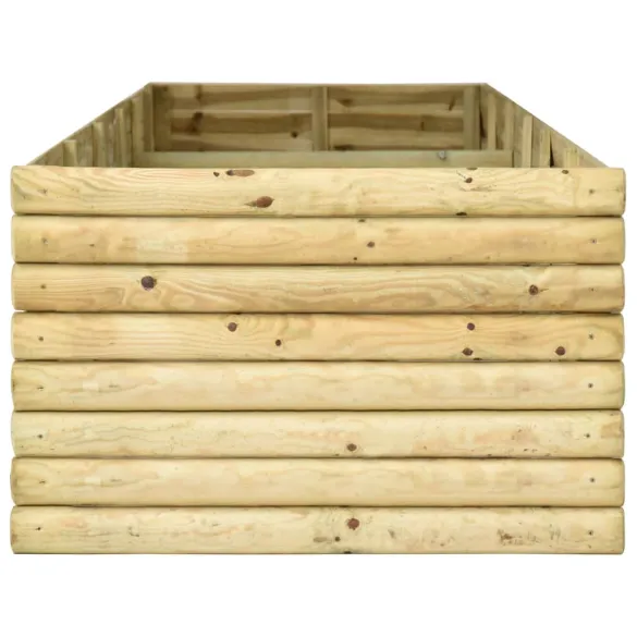 Strat Înălțat Grădină Lemn Pin 450x50x48 cm - Livrare Gratuită