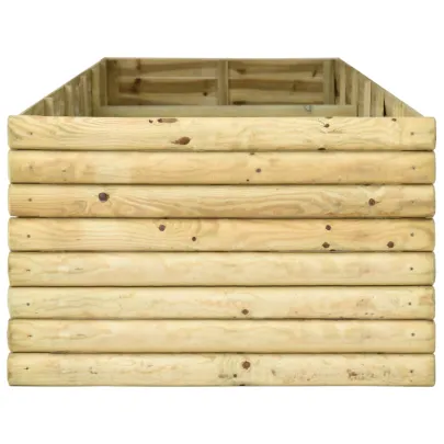 Strat Înălțat Grădină Lemn Pin 450x50x48 cm - Livrare Gratuită