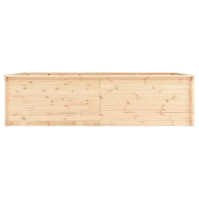 Strat Înălțat Grădină Lemn Pin 300x150x80,5 cm