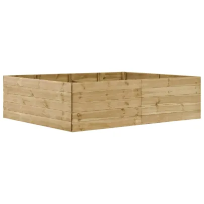 Strat Înălțat Grădină - Lemn Pin - 200x150x54 cm