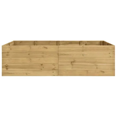 Strat Înălțat Grădină - Lemn Pin - 200x150x54 cm