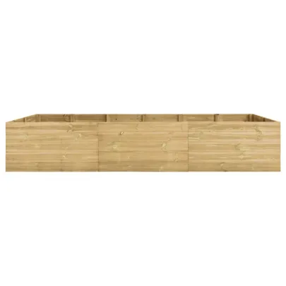 Strat Înălțat Grădină 300x150 cm - Lemn Pin Rezistent