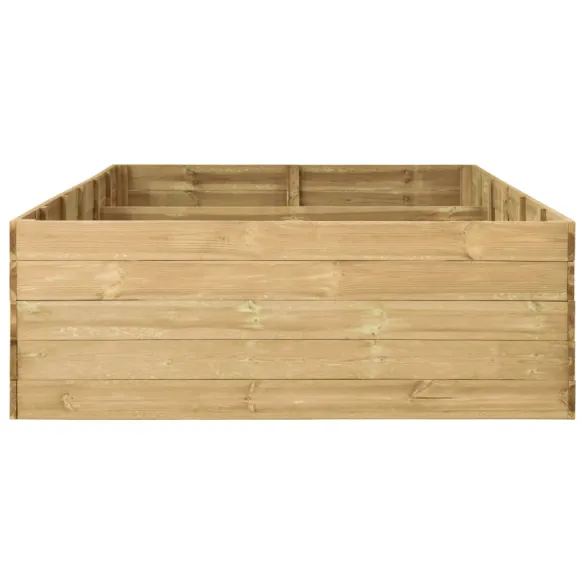 Strat Înălțat Grădină 300x150 cm - Lemn Pin Rezistent