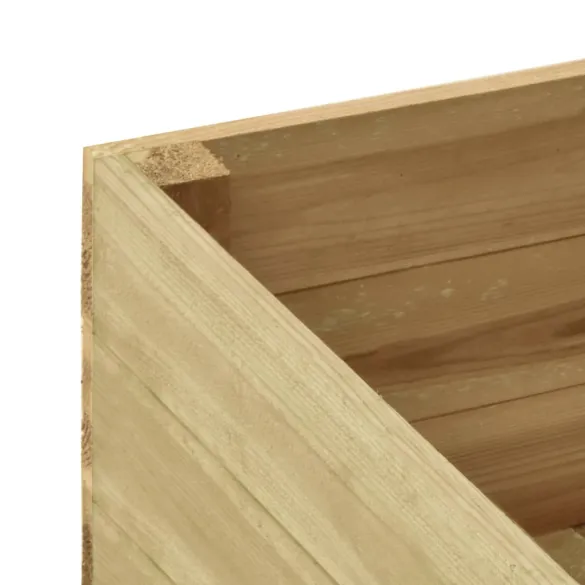 Strat Înălțat Grădină 300x150 cm - Lemn Pin Rezistent