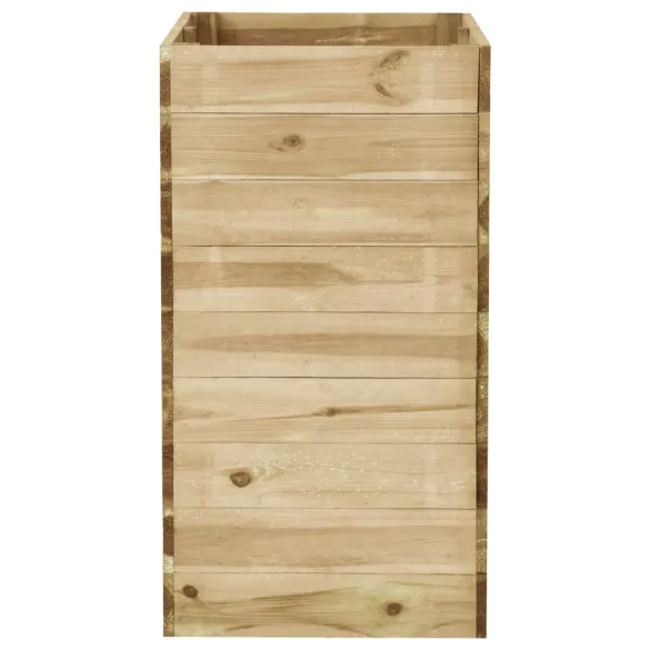 Strat Grădină Înalt din Lemn de Pin - 100x50x97 cm