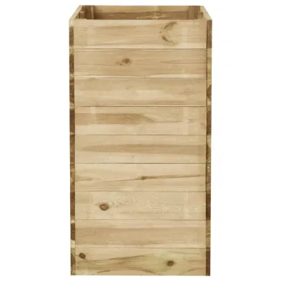 Strat Grădină Înalt din Lemn de Pin - 100x50x97 cm