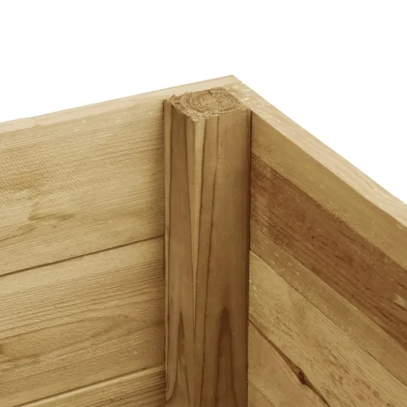 Strat Grădină Înalt din Lemn de Pin - 100x50x97 cm