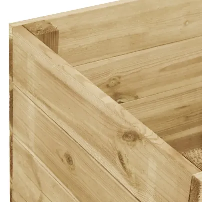 Strat Grădină Înalt din Lemn de Pin - 100x50x97 cm