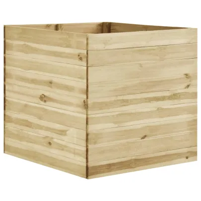 Strat Înălțat Grădină 100x100x97 cm - Lemn Pin Rezistent