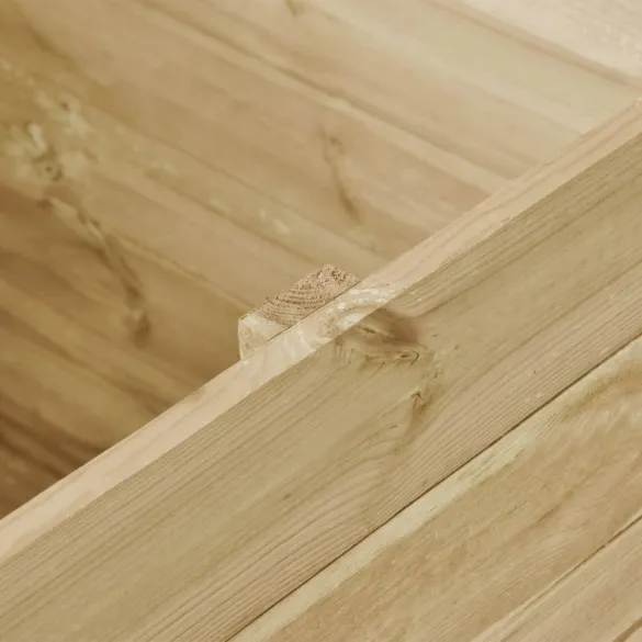 Strat Înălțat Grădină 100x100x97 cm - Lemn Pin Rezistent