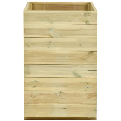 Strat Înălțat Grădină cu Podea - Lemn Pin Treated