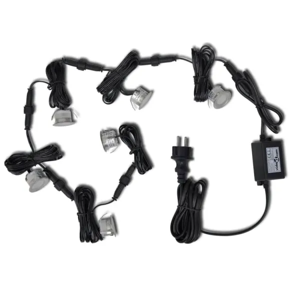 Lămpi Solare LED pentru Sol - Set 6 Bucăți - Alb Cald