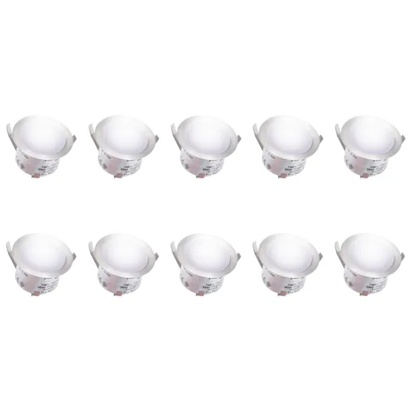 Set 10 Lămpi Solare LED pentru Grădină - Alb Rece