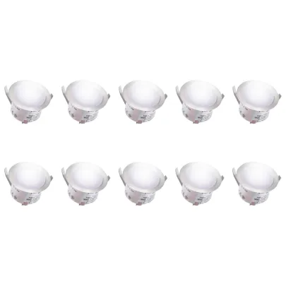 Set 10 Lămpi Solare LED pentru Grădină - Alb Rece