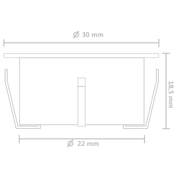 Set 10 Lămpi Solare LED pentru Grădină - Alb Rece