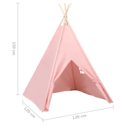 Cort Teepee Copii Roz - Jucărie Educativă și Distractivă