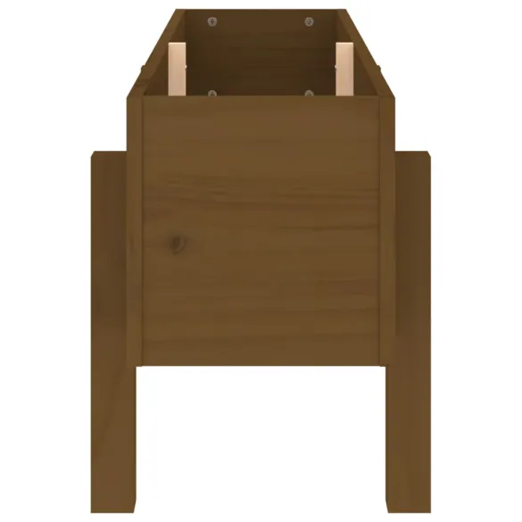 Strat Înălțat Grădină Lemn Masiv Pin - Livrare Gratuită