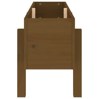 Strat Înălțat Grădină Lemn Masiv Pin - Livrare Gratuită