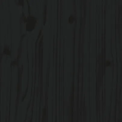 Strat Înălțat Grădină Lemn Masiv Pin Negru 101x30x38 cm