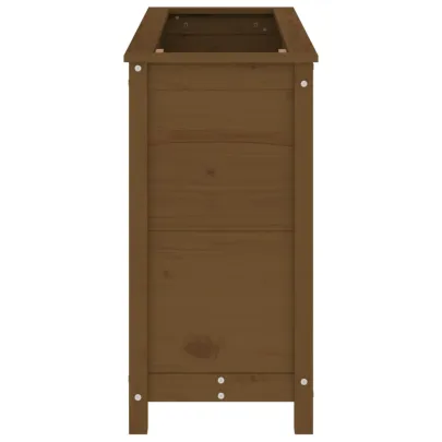 Strat Înălțat Grădină Lemn Masiv Pin - Livrare Gratuită