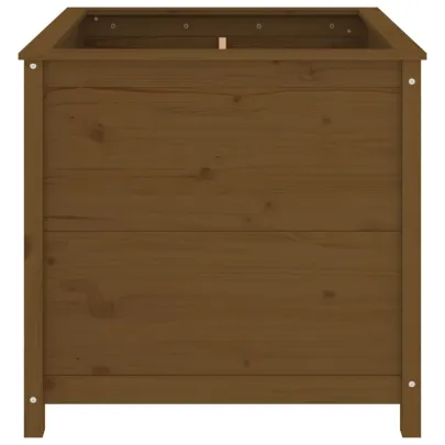 Jardinieră Grădină Lemn Masiv Pin - Maro Miere 82.5x82.5x78 cm