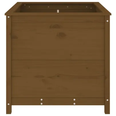 Jardinieră Grădină Lemn Masiv Pin - Maro Miere 82.5x82.5x78 cm