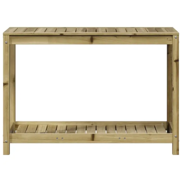 Masă de plantare cu raft - lemn de pin tratat - 108x50x75 cm