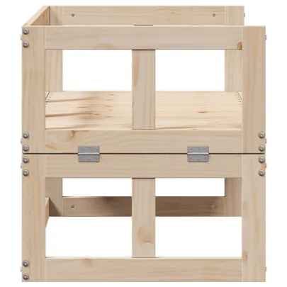 Canapea Extensibilă Grădină Lemn Masiv - Livrare Gratuită