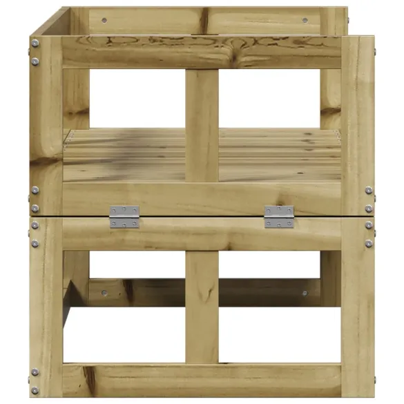 Canapea Banchetă Extensibilă Grădină - Lemn Pin | Livrare Gratuită