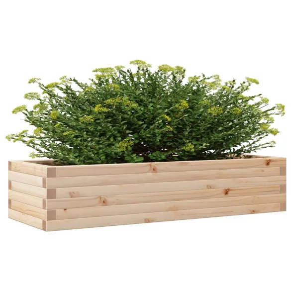 Jardinieră Grădină Lemn Masiv de Pin - 110x40x23 cm