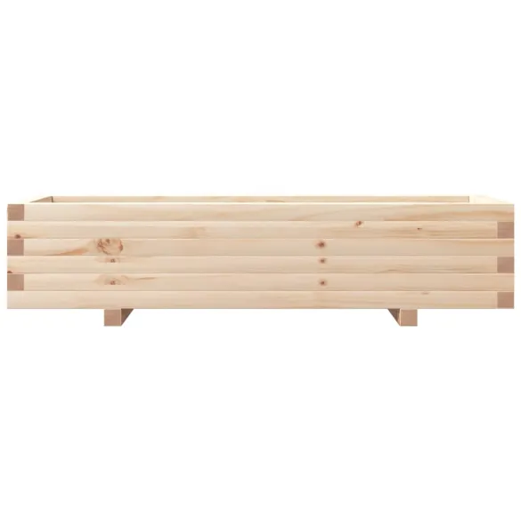 Jardinieră Grădină Lemn Masiv Pin - 110x40x26,5 cm