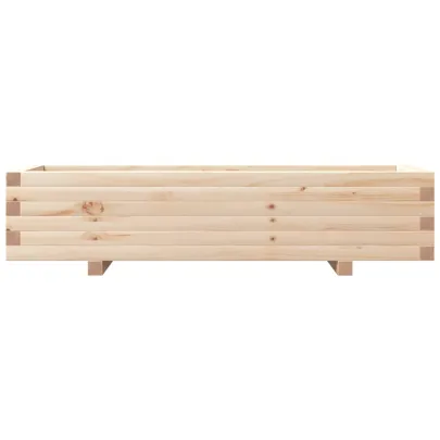Jardinieră Grădină Lemn Masiv Pin - 110x40x26,5 cm