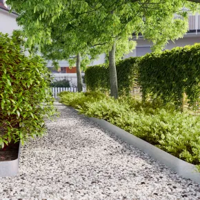 Borduri Gazon Oțel Galvanizat | Delimitări Durabile