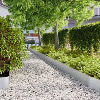 Borduri Gazon Oțel Galvanizat | Rezistență și Design Flexibil