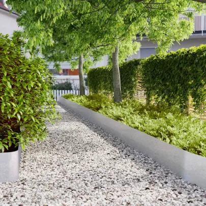 Borduri Gazon Oțel Galvanizat 20 buc | Livrare Gratuită