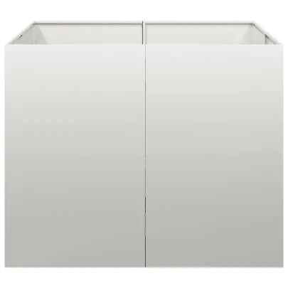 Jardinieră Oțel Inoxidabil 100x100x80 cm - Livrare Gratuită