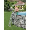 Scară de siguranță piscină cu 4 trepte Flowclear - 132 cm