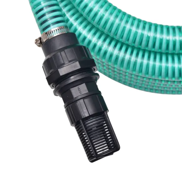 Furtun Aspirare PVC 22mm 10m Verde cu Racorduri