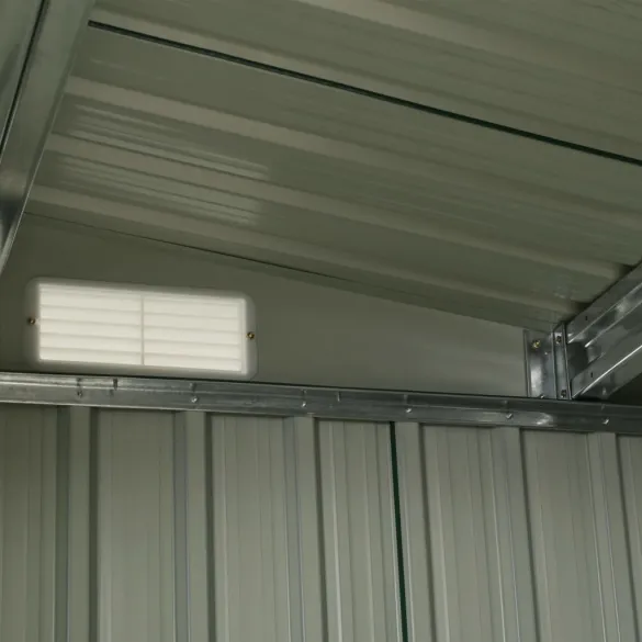 Șopron Grădină Antracit cu Uși Glisante | Oțel Rezistent